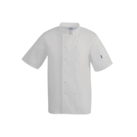 Whites Vegas Unisex Chefs Jacket Short Sleeve White - Small featured image