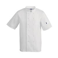 Whites Vegas Chefs Jacket Short Sleeve White - Medium featured image