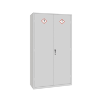 COSHH Cabinet Double Door Grey 36ltr featured image