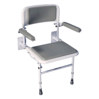 Deluxe Shower Seat w/ Arms - Wall Mounted & Foldable featured image
