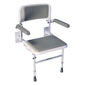 Deluxe Shower Seat w/ Arms - Wall Mounted & Foldable featured image