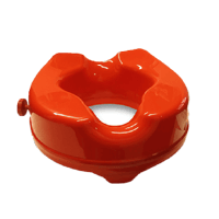 Raised Toilet Seat Red 4