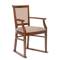 Kent Dining Chair with Arms & Skis Light Oak featured image