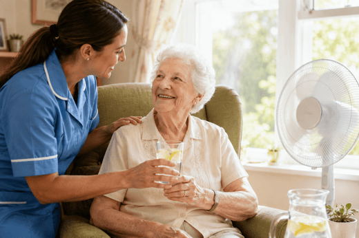 Keep residents hydrated during the hot weather