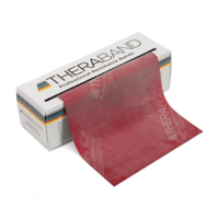 Theraband Professional Latex Resistance Bands 50 Yards - Medium - Red featured image