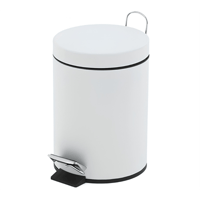 Pedal Bin Steel White - 12L featured image