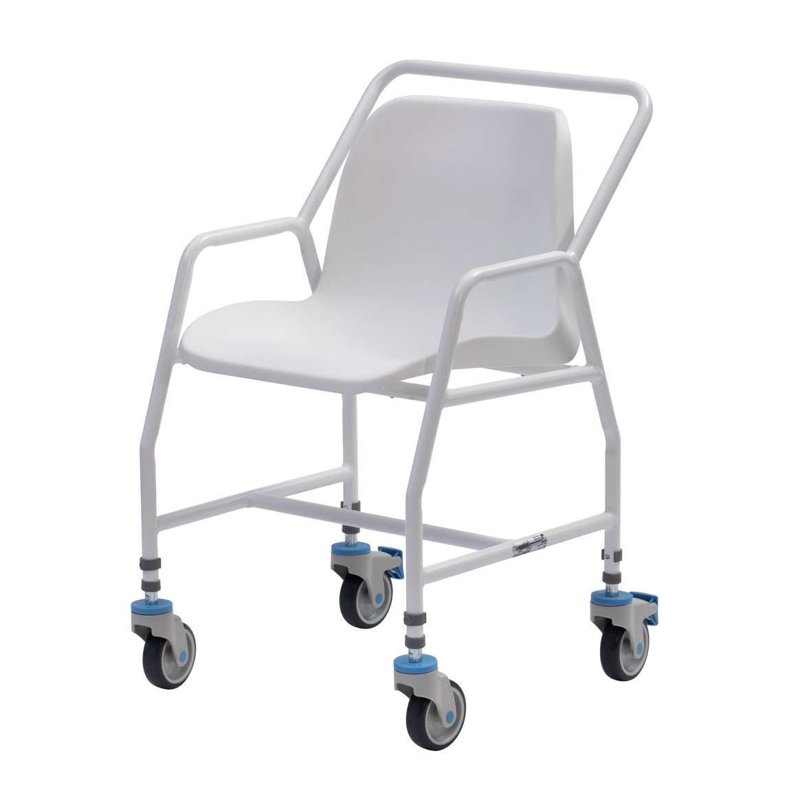 Mobile Shower Chair - Adjustable Height & 4 Braked Castors featured image